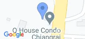 지도 보기입니다. of Q House Condo Chiangrai