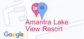 Vista del mapa of Amantra Lake View Resort