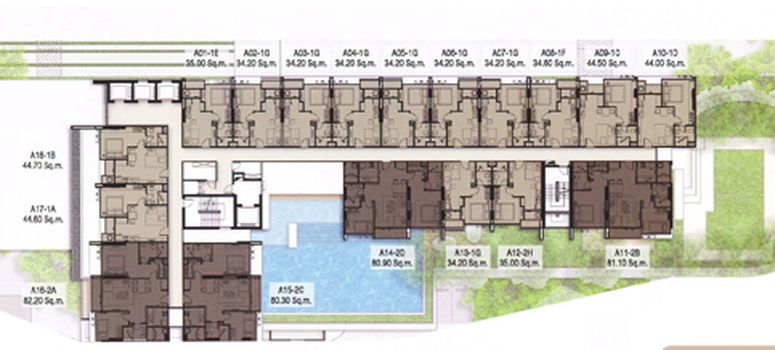 Master Plan of เดอะ รูม พระราม 4 - Photo 1