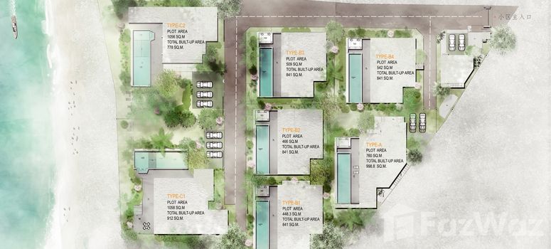 Master Plan of ซี คลาวด์ วิว พันวา - Photo 1