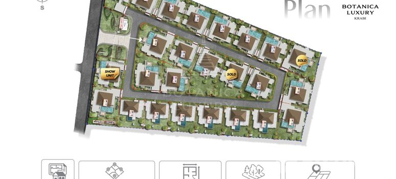 Master Plan of โบทานิก้า ลักชัวรี่ กระบี่ - Photo 1