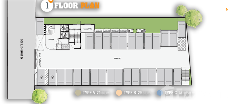 Master Plan of เดอะ คูเปอร์ สุขุมวิท 64 - Photo 1