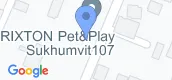 Vista del mapa of BRIXTON Pet and Play Sukhumvit 107