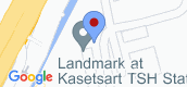 지도 보기입니다. of Landmark at Kasetsart TSH Station