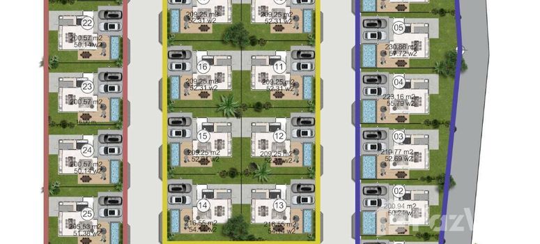 Master Plan of รังสี วิลเลจ พัทยา - Photo 1