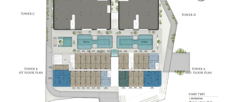 Master Plan of เอเวอร์ ไพรม์ เรสซิเดนซ์ กะรน - Photo 3