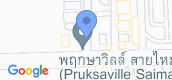 Map View of Pruksa Ville 64 Sai Mai