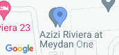 Map View of Azizi Riviera (Phase 4)	