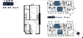 Поэтажный план квартир of KnightsBridge Collage Sukhumvit 107