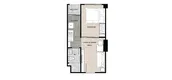 Поэтажный план квартир of The Excel Hideaway Sukhumvit 71