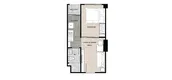 Unit Floor Plans of The Excel Hideaway Sukhumvit 71