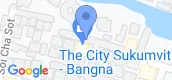 Vista del mapa of The City Sukhumvit - Bangna