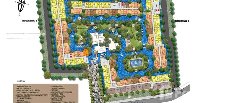 Master Plan of Venetian Signature Condo Resort Pattaya - Photo 1