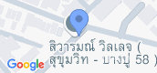 ทำเลที่ตั้ง of สิวารมณ์ วิลเลจ (สุขุมวิท-บางปู58)