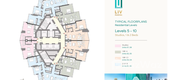 Планы этажей здания of LIV Marina
