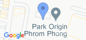 Map View of Park Origin Phrom Phong