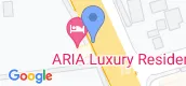 地图概览 of Aria luxury Resident