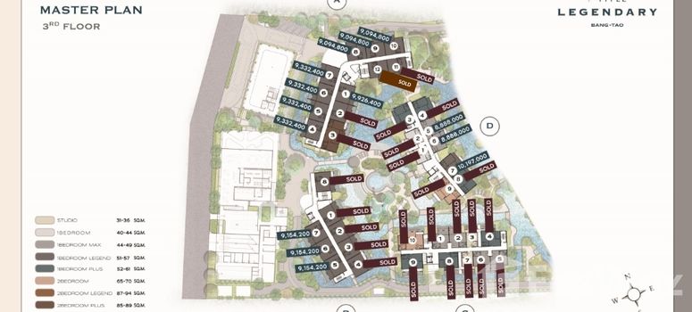 Master Plan of เดอะ ไตเติ้ล เลเจนดารี-บางเทา - Photo 3