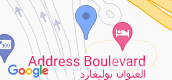 عرض الخريطة of The Address Boulevard Hotel