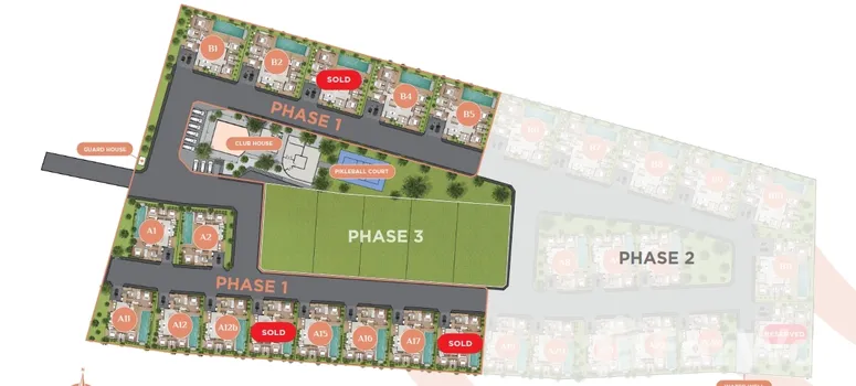 Master Plan of โมเนทาเรีย วิลล่า - Photo 1