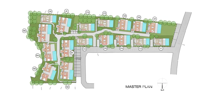 Master Plan of พาโนรามา กะตะ โอเชี่ยน วิว วิลล่า - Photo 1