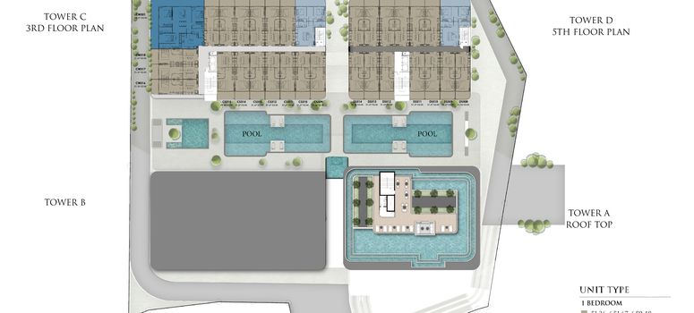 Master Plan of เอเวอร์ ไพรม์ เรสซิเดนซ์ กะรน - Photo 11