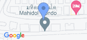 Vista del mapa of Mahidol Condo