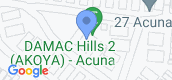 マップビュー of DAMAC Hills 2 (AKOYA) - Acuna