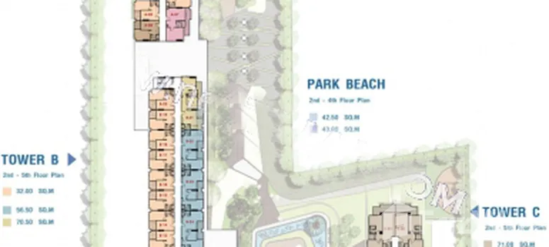 Master Plan of Lumpini Park Beach Jomtien - Photo 1
