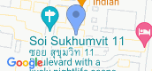 Vista del mapa of Citadines Sukhumvit 11 Bangkok