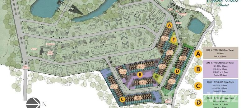 Master Plan of โอโซน วิลล่า ภูเก็ต - Photo 1