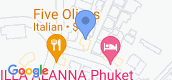 Vista del mapa of Bee Villa Wellness Resort Phuket