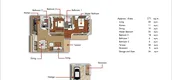 Plans d'étage des unités of Baan Pattaya 6