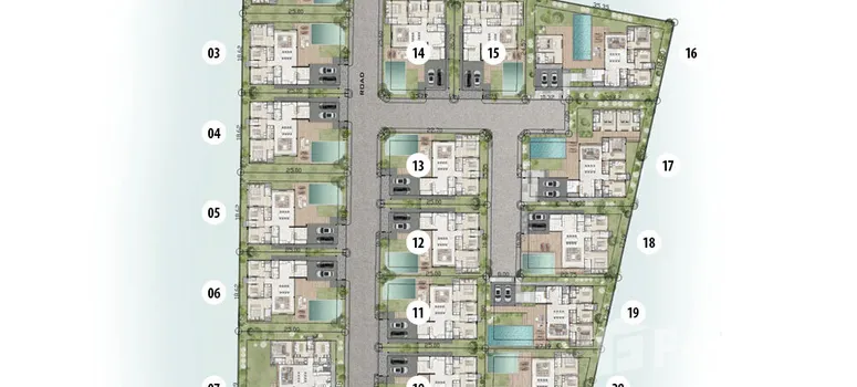 Master Plan of เซนสิริ เลคไซด์ มาบประชัน - Photo 1