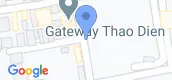 Vista del mapa of Gateway Thao Dien
