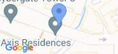 지도 보기입니다. of Axis Residences
