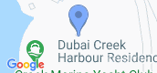 Map View of Dubai Creek Residence - North Towers