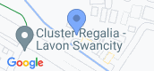Vista del mapa of Lavon Swan City