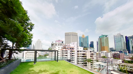 3D Walkthrough of the Communal Garden Area at Circle rein Sukhumvit 12