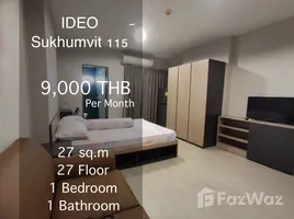 Studio Apartment for rent at Ideo Sukhumvit 115, Thepharak, Mueang Samut Prakan, Samut Prakan