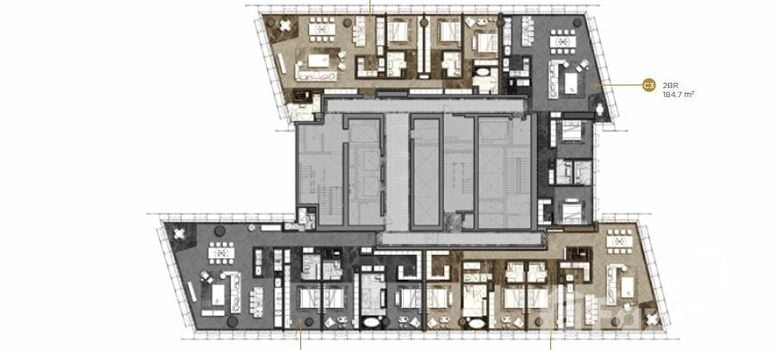 Master Plan of The Vertex Private Residence - Photo 4