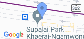 지도 보기입니다. of Supalai Park Khaerai - Ngamwongwan