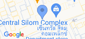 地图概览 of Silom Condominium