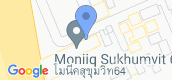 Vista del mapa of Moniiq Sukhumvit 64