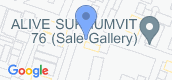 地图概览 of Lumpini Ville Sukhumvit 76 - Bearing Station 2