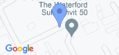 Vista del mapa of The Waterford Sukhumvit 50