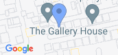 지도 보기입니다. of The Gallery House