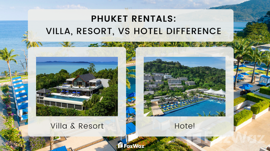 villa to rent in Phuket or resorts and hotel difference 