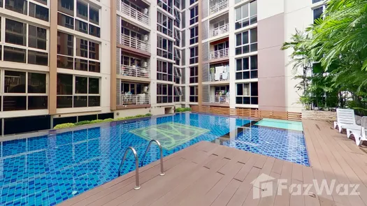 3D视图 of the Piscine commune at The Master Sathorn Executive