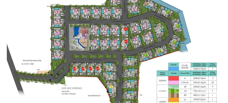 Master Plan of ภูวิสต้า 3 ในยาง - Photo 1